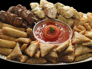 Small Assorted Cocktail Platter. (Serves 6-8 Persons)