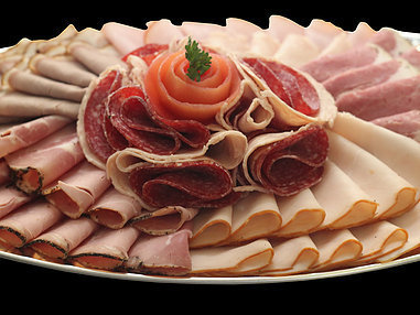 Small Deluxe Coldmeat Platter. (Serves 6-8 persons.)