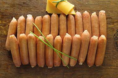 Cheesegriller Cocktail 30gm Sausages.(+/- 650g)