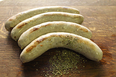 Cooked Brattwurst. (+/-550g)
