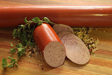 Holsteins Garlic Polony (+/-250g)