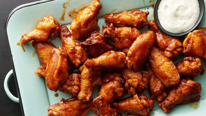 Chicken Buffalo Wings Marinated (+/-1kg) Pre Cooked
