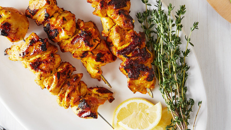 Marinated Chicken Kebabs - Lemon &amp; Herb (+/-740g)