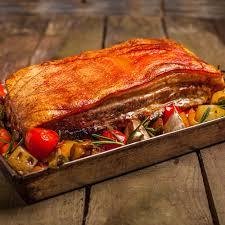 Pork Belly Bone-in Roast , Raw. (+/-2 kg)