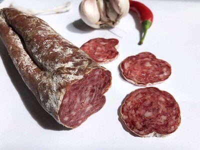 Mediterranean Large Italian Salami - 150g sliced Mediterranean Large Italian Salami - 150g sliced