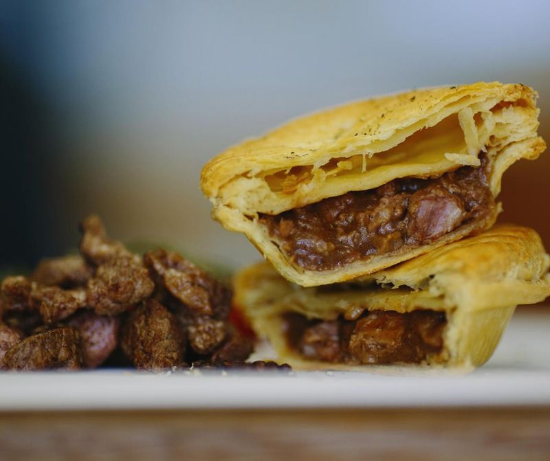 Country Pie - Beef &amp; Onion: Box of 8 unbaked pies