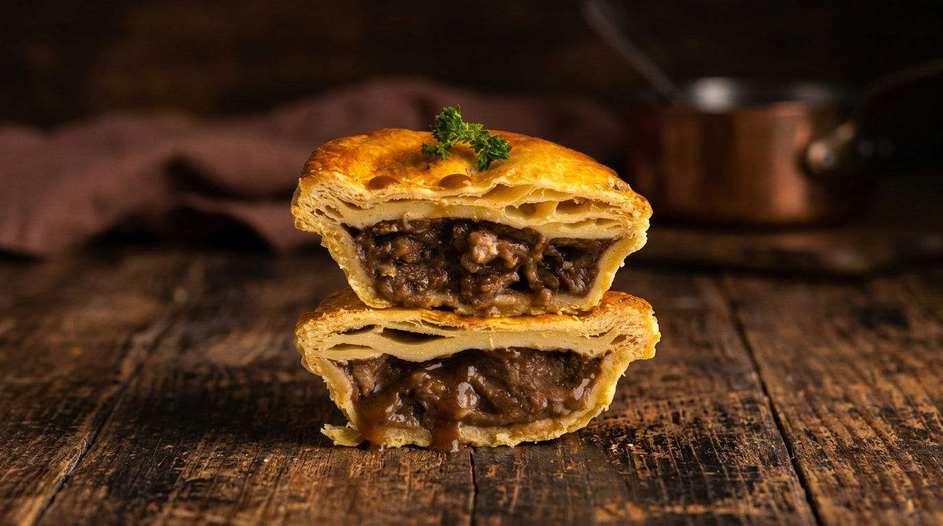 Country Pie - Steak &amp; Kidney: Box of 8 unbaked pies