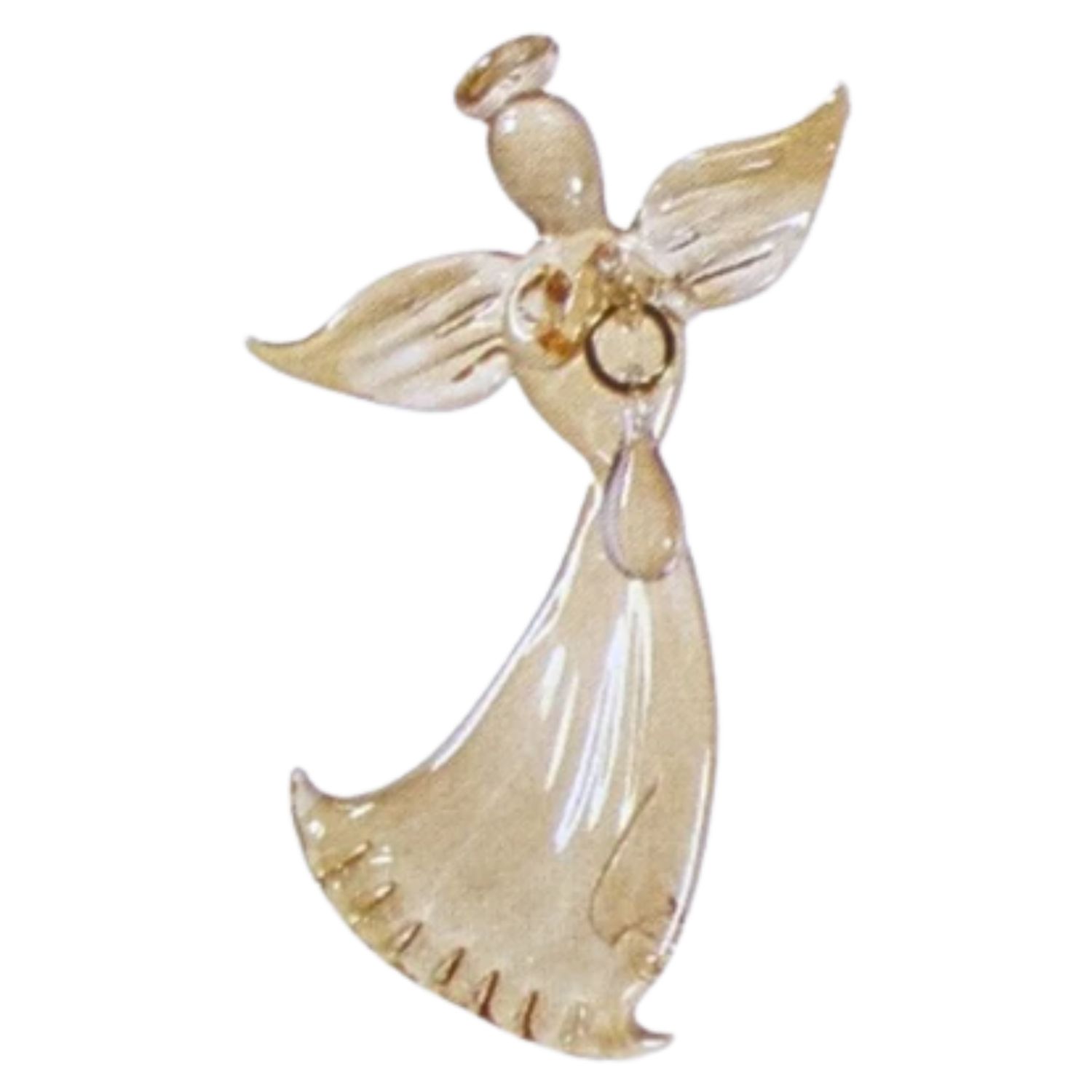 Amber Angel Ornament