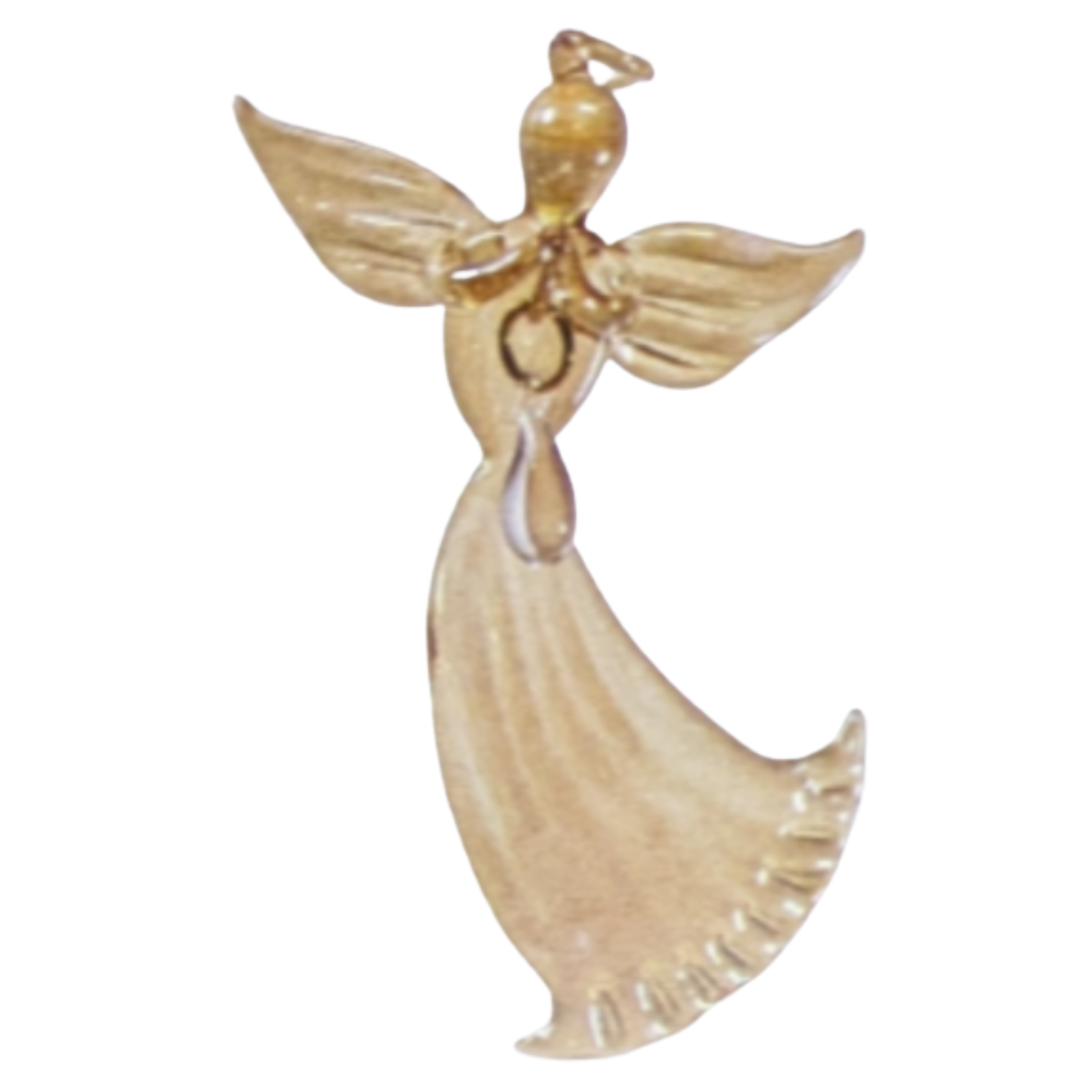 Amber Angel Ornament