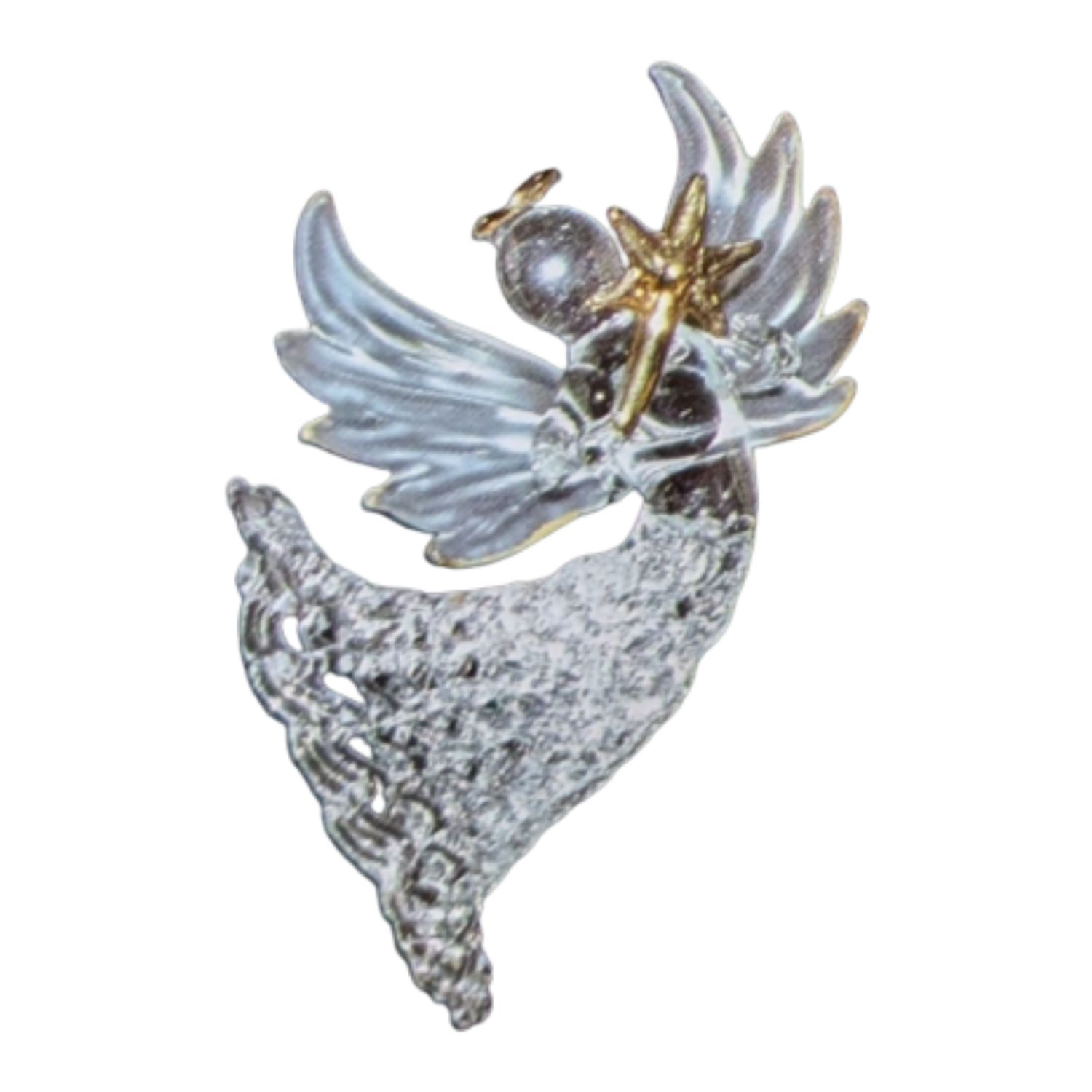 Flying Angel Ornament with Star / Instrument
