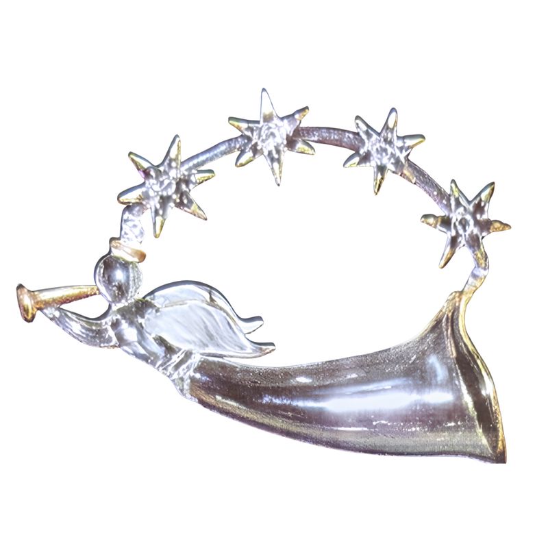 Flying Angel Ornament with Stars