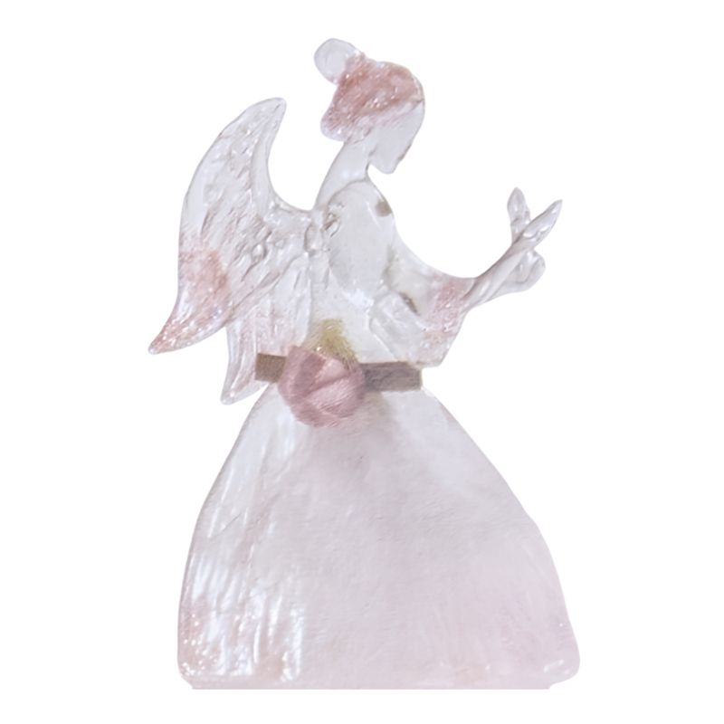 Angel Ornament Trimmed in Feather