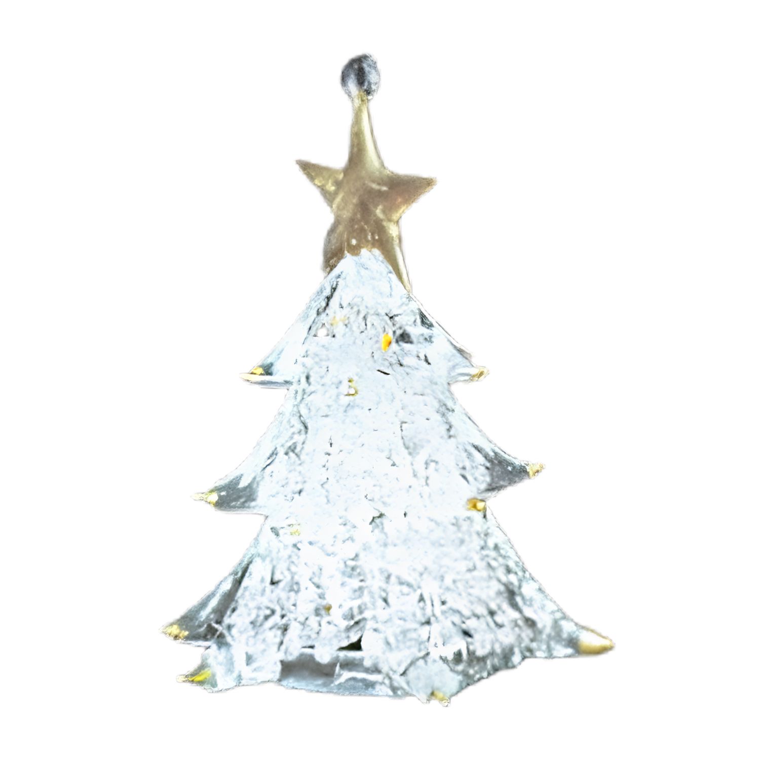 Tree Ornament with Gold Star