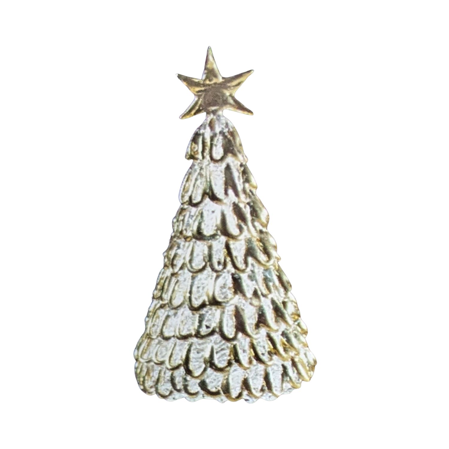 #41669 TREE TRIMMED IN GOLD