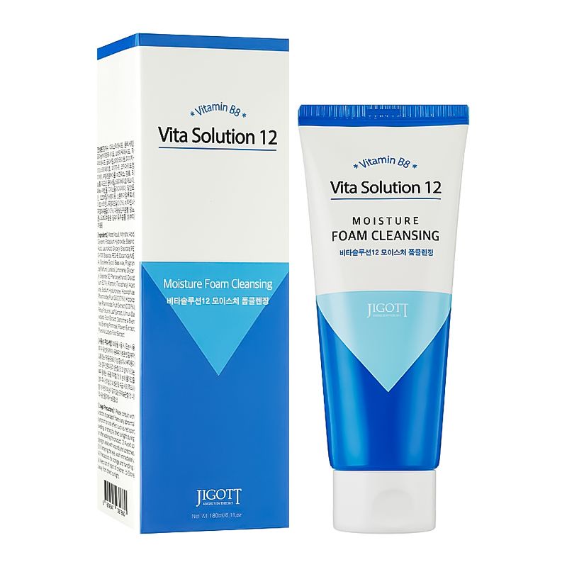 JIGOTT Nawilżająca pianka do mycia Vita Solution 12 Moisture Foam Cleansing