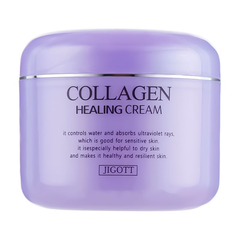 ​JIGOTT Intensywnie ujędrniający krem do twarzy z kolagenem Collagen Healing Cream