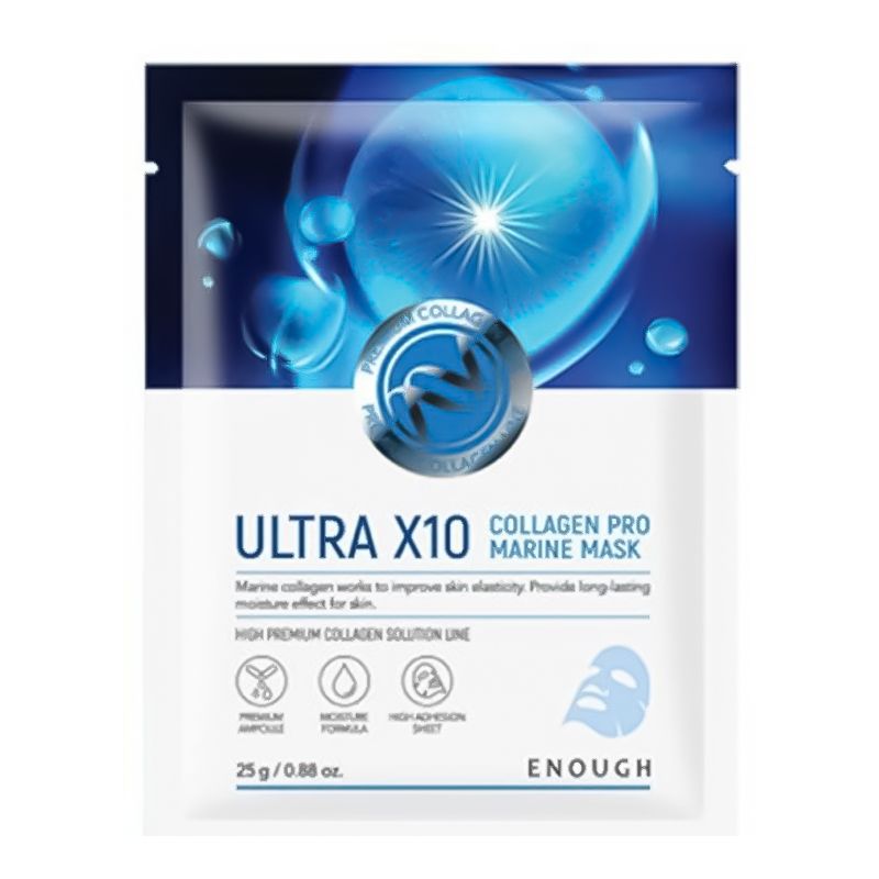 ENOUGH Maska do twarzy z kolagenem morskim Collagen Ultra X10 Collagen Pro Marine Mask Pack