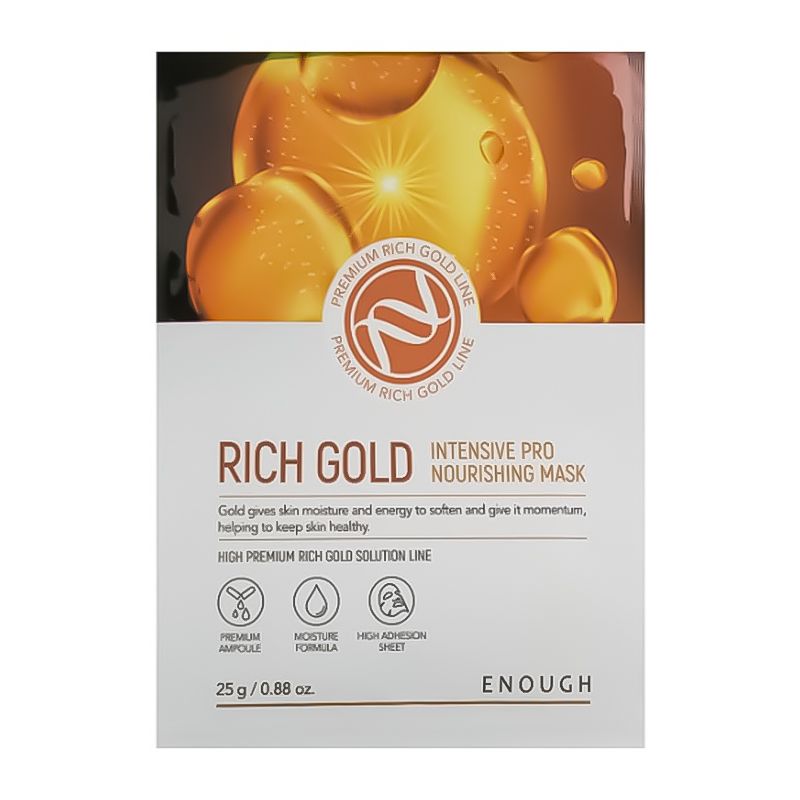 ENOUGH Odżywcza maska ze złotem i mleczkiem pszczelim ROYAL JELLY Rich Gold Intensive Pro Nourishing Mask