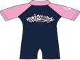 Second Skins - Girl Flamazing S/S Sunsuit, Sizes: Size 5-6