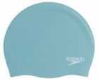 Speedo Plain Moulded Silicone Cap - Sage
