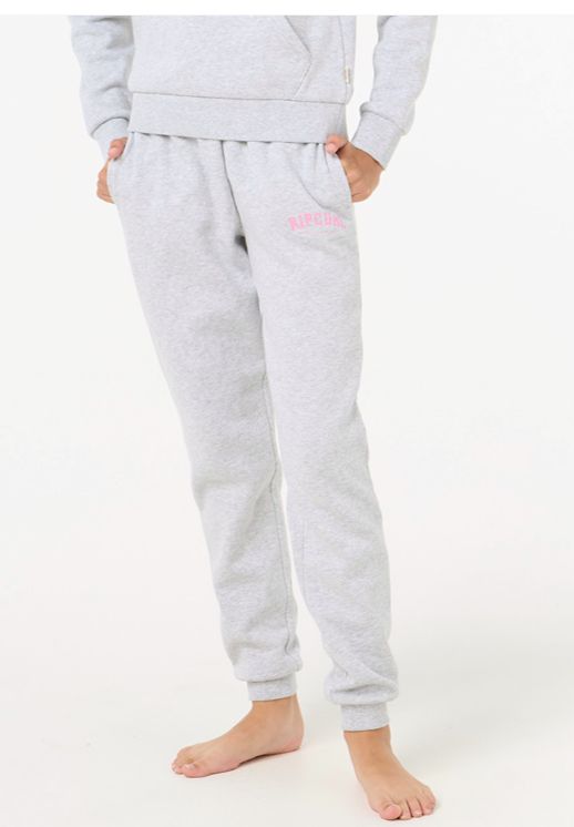 Rip Curl - Varsity Print Track Pant Girls - Grey Melange