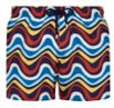 Granadilla - Mens Original Shorts - Wavy Stripes - Multi Colour, Sizes: X-Small