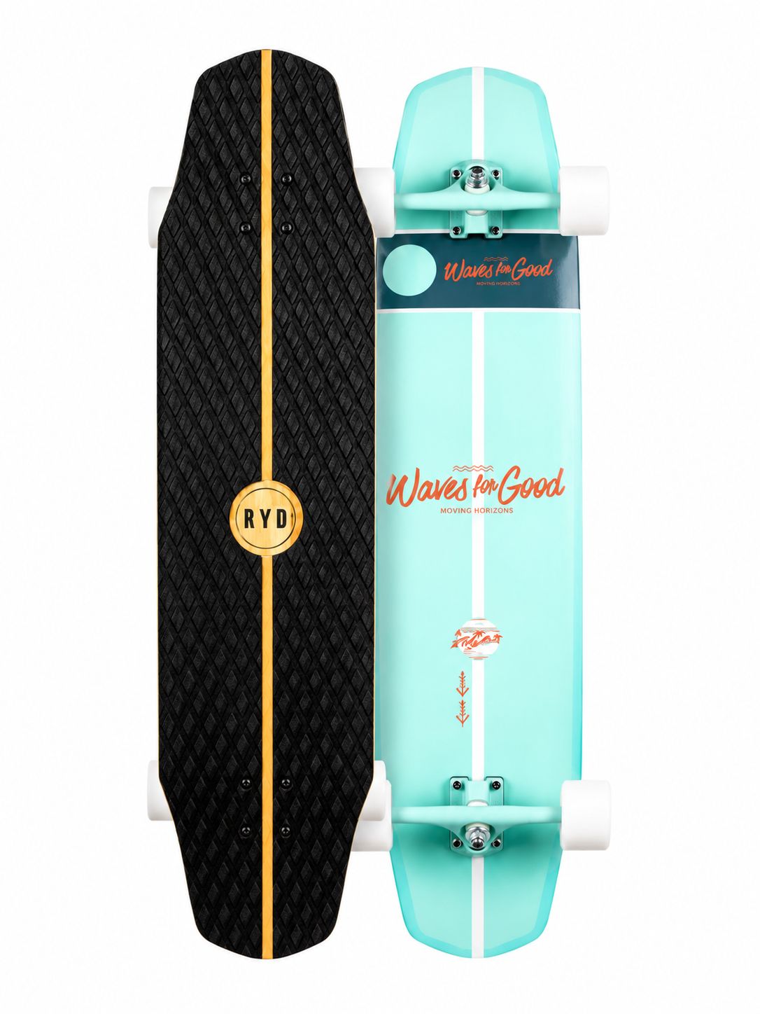 RYD - Layback Surf Skate - Road Movie, Sizes: 39'' x 9''