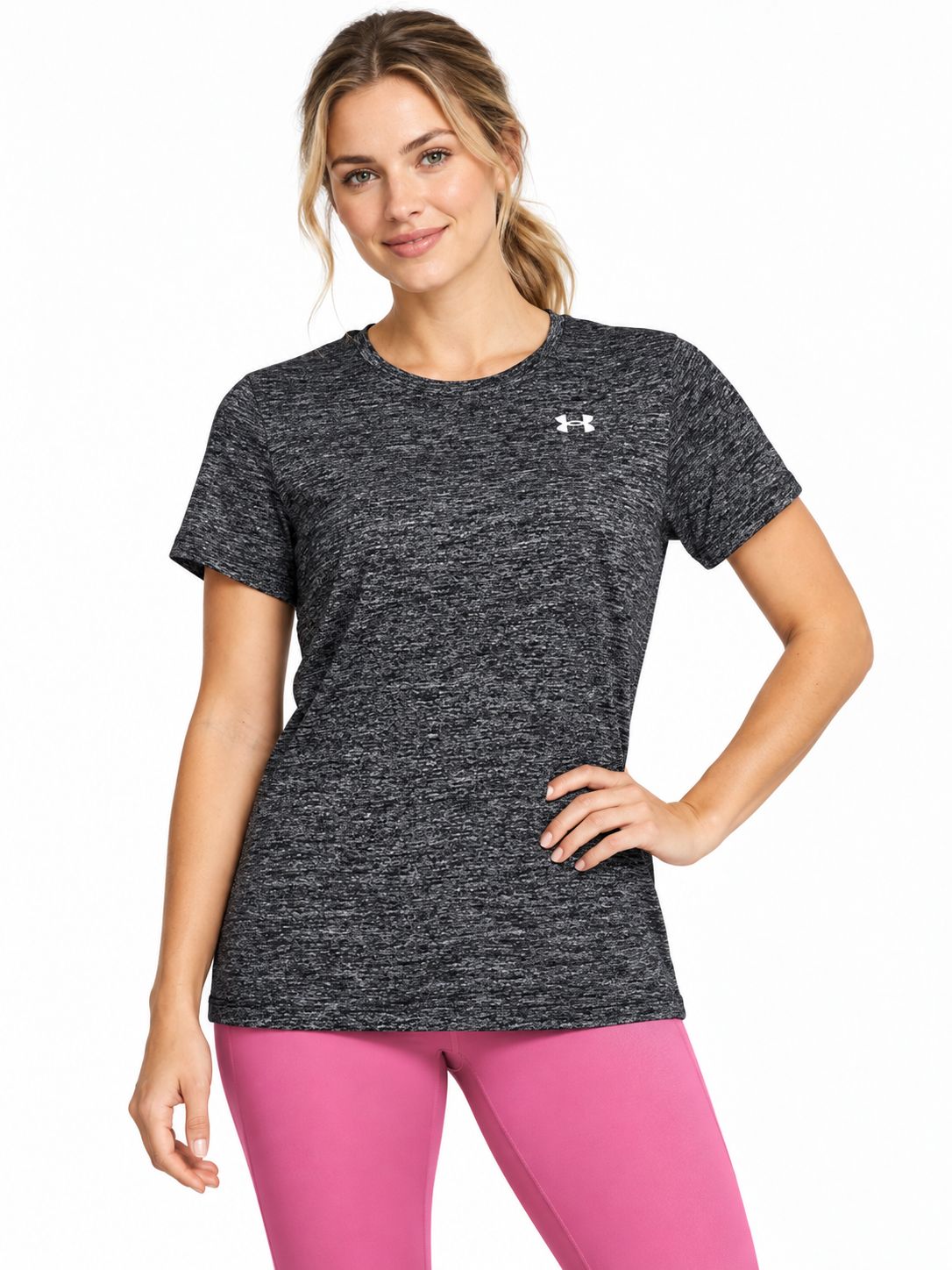 Under Armour - Tech SSC - Twist - Grey, Colour: Grey, Sizes: XS
