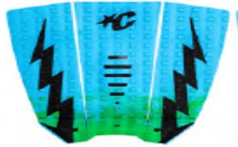Creature - Traction Pad - Mick Eugene Fanning Lite - GMFEL22, Colour: Green Fade/Cyan Black