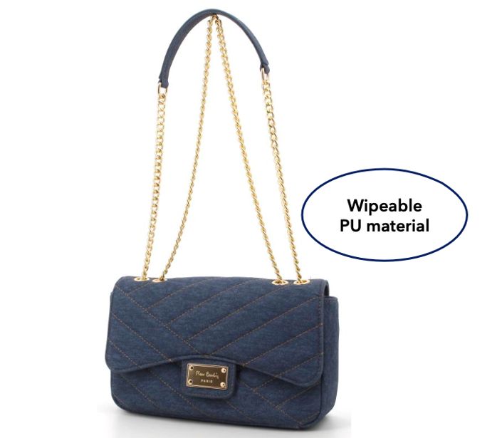 Pierre Cardin - Tessa Chain Shoulder Bag, Colour: Blue/Denim