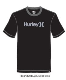 Hurley - One &amp; Only Core - S/S T-Shirt - HSACTOAO, Colour: Black/Good Grey, Sizes: Small