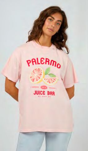 AAE Palermo Relaxed Tee - Lpink