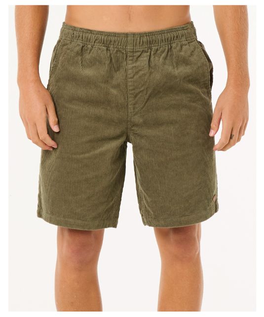 Rip Curl - Classic Surf Cord Volley - Dusty Olive Green -W25026MWS                       live