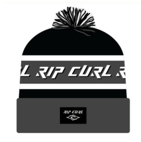 Rip Curl - Tow In Tall Beanie - W251E0MHE, Colour: Black/White