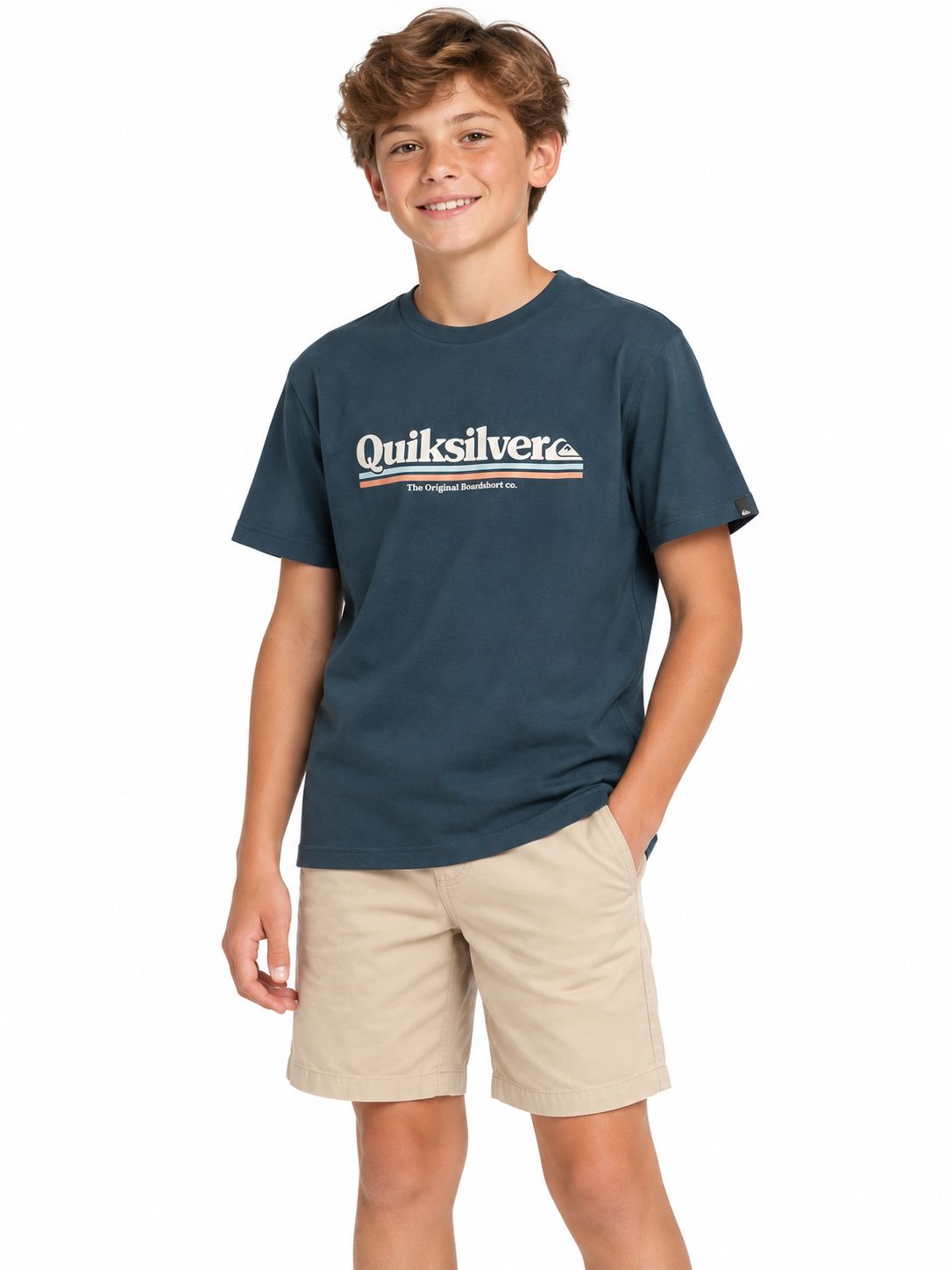 Quiksilver - Tropical Lines S/S Youth, Sizes: Size 8
