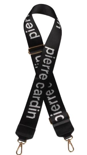 Pierre Cardin - PC Logo Branded Shoulder Strap, Colour: Black