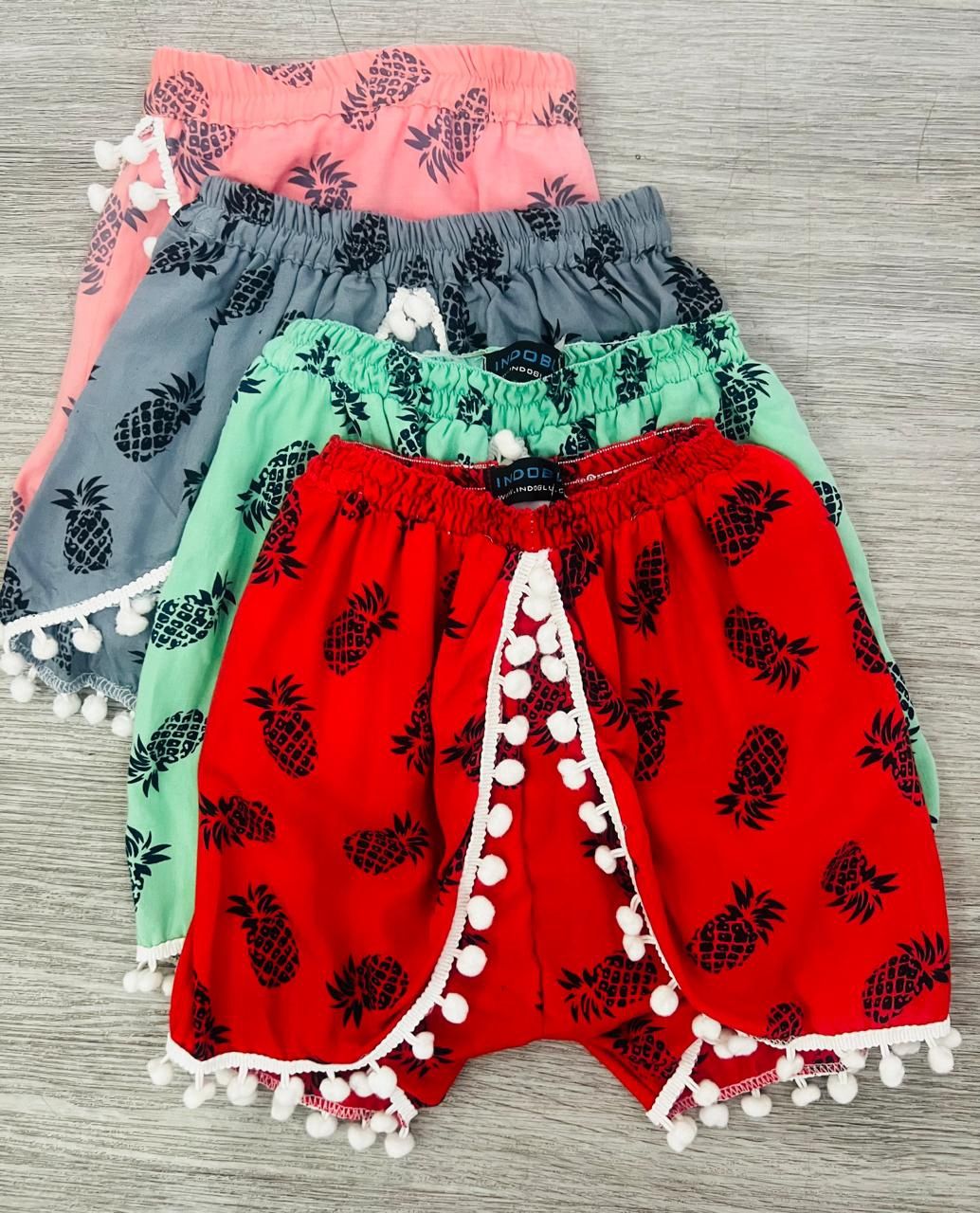 Indoblu - GSP2 - Girls Short Pants - Assorted Colours
