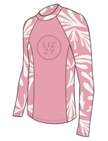 Lizzy - Charlotie - Rashie - Pink Matisse Leaf - HS23353