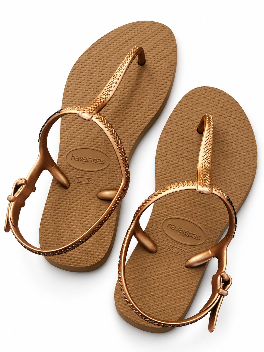 Havaians - Freedom - 2 colour options, Colour: Rose/Gold, Sizes: 33/34 (UK2)