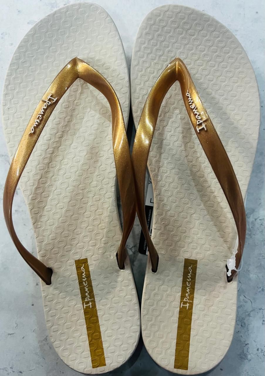 Ipanema - Ladies Wave Fem Beige Patent, Sizes: UK3
