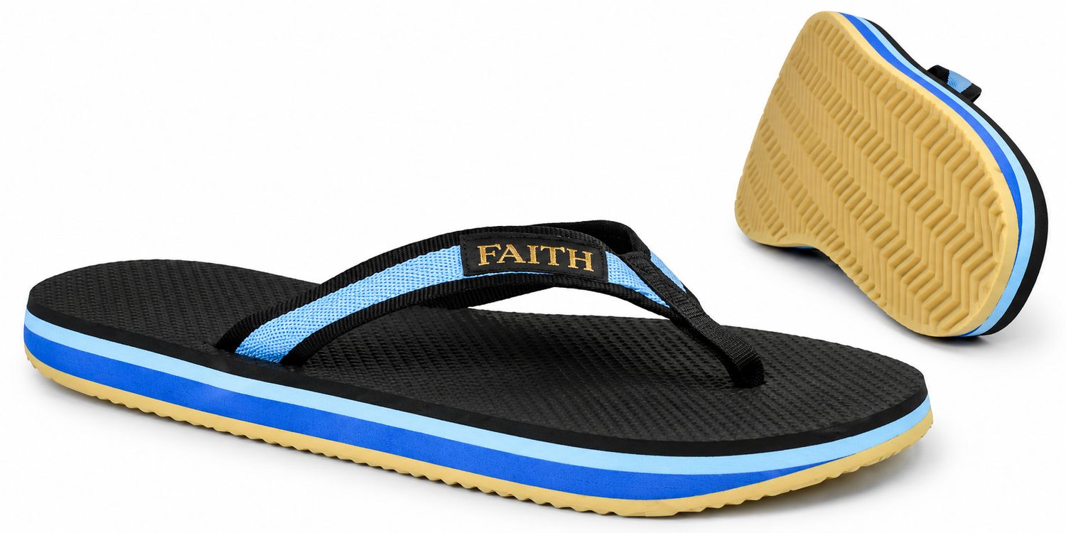 Faith - Men’s Surfer Joes - Blue, Sizes: UK6