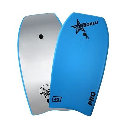 Indoblu - Bodyboard - Pro 45", Colour: Gloss Silver/Light Blue