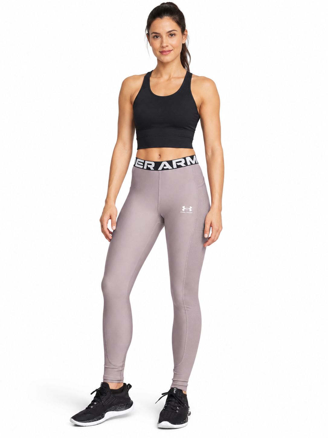 Under Armour - UA HG Authentics Legging - Mauve, Sizes: XS