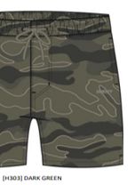 Hurley - Explore H20-Dri Trek II 17.5 - Walkshorts - MWS000730, Colour: Dark Green Camo, Sizes: Small