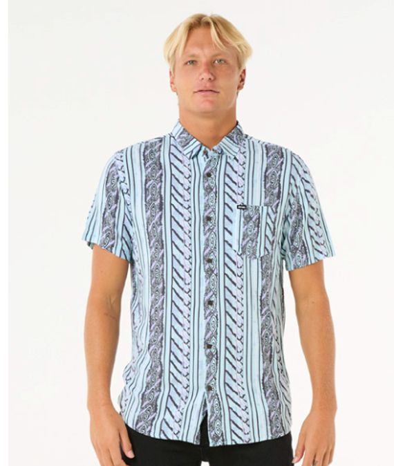 Rip Curl - Fun Times S/S Shirt - Aqua - W25CSH03, Colour: Aqua, Sizes: XS