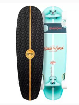 RYD - Layback Surf Skate - Good Good Vibes, Sizes: 32'' x 9.5''