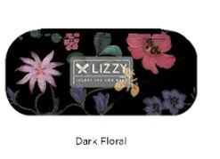 Lizzy - Kira - Pencil Case - Dark Floral