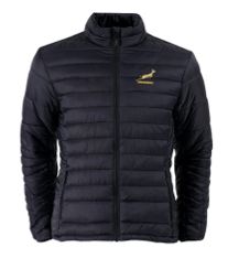 SpringBoks - Mens Puffer Jacket, Colour: Black, Sizes: Small