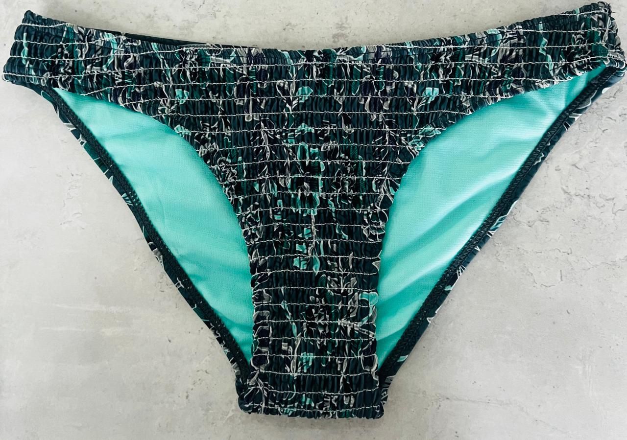 Lizzy - Mala Ladies Bikini Bottom - LS20202, Colour: Grey Floral, Sizes: Size 30-6