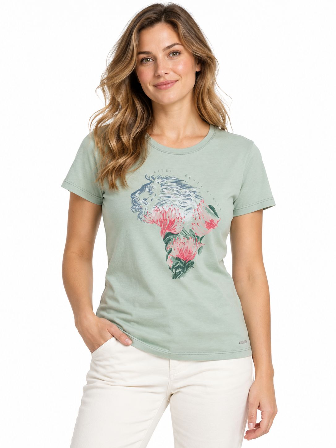 Lizzy - African Breeze - Milky Green, Sizes: Small